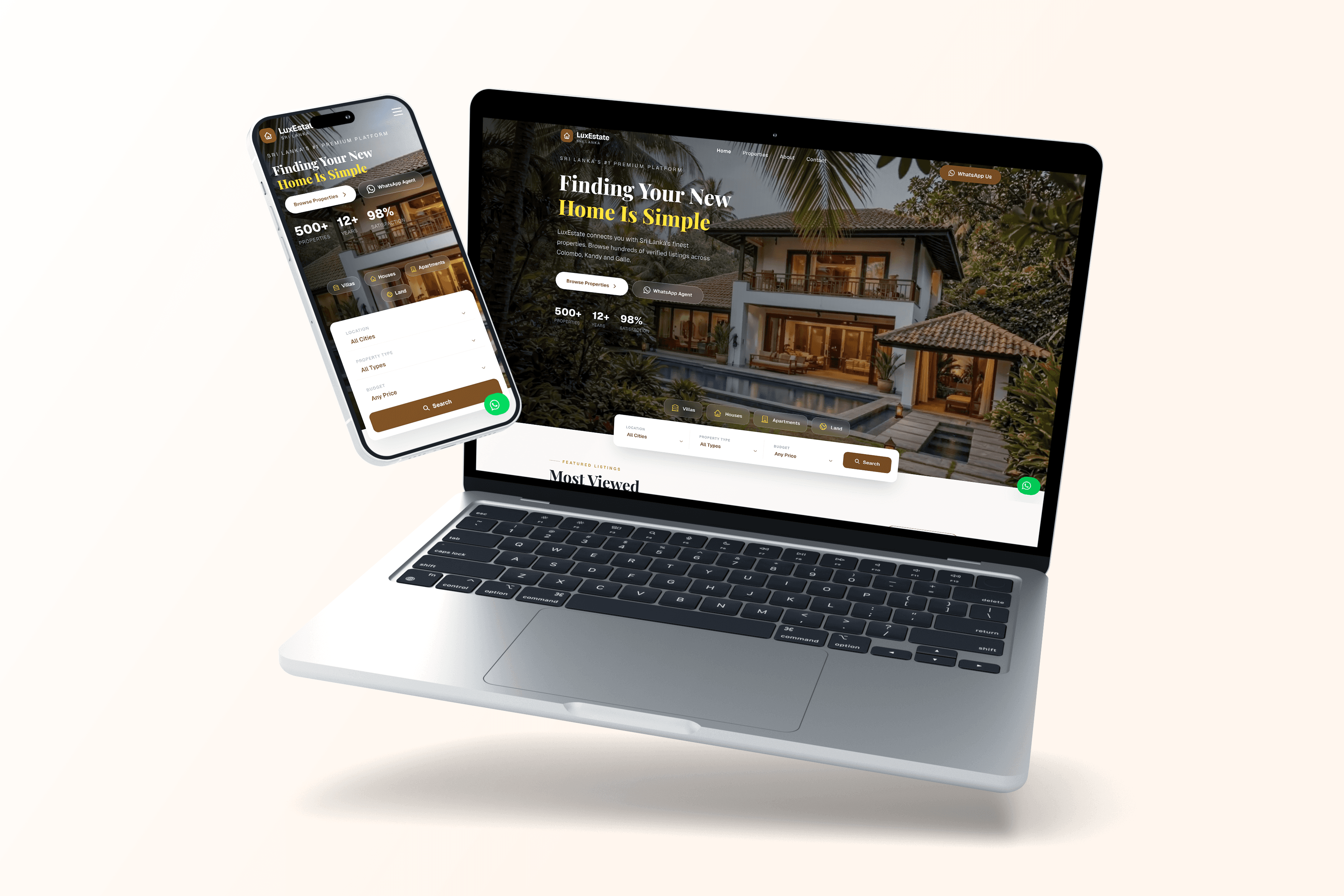 LuxEstate Website